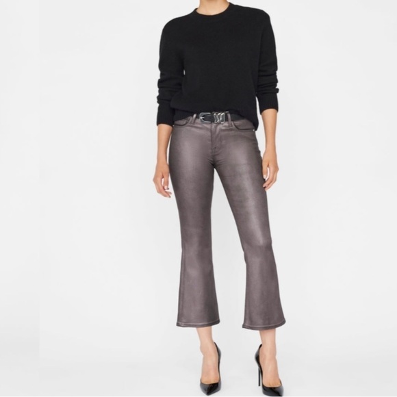 Frame Women's Le Crop Mini Boot Jeans Mahogany Size 30 is NEW WITH TAGS. - Picture 1 of 9
